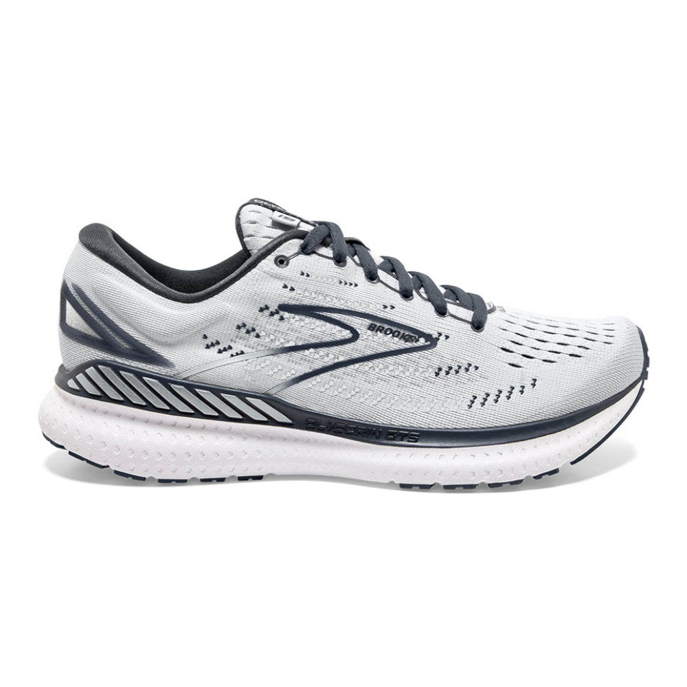 Women's Brooks Glycerin GTS 19, Grey/Ombre/White, 7 B Medium