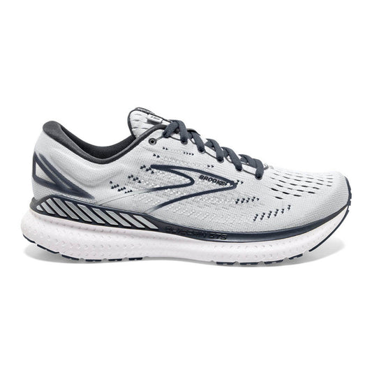 Women's Brooks Glycerin GTS 19, Grey/Ombre/White, 7 B Medium
