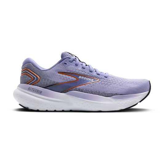 Women's Brooks Glycerin 21, Lavender/Black/Copper, 7.5 B Medium