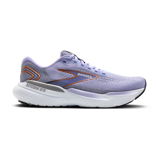 Women's Brooks Glycerin GTS 21, Lavender/Black/Copper, 8.5 B Medium