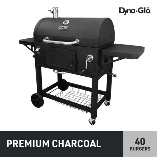 Dyna-Glo X-Large Heavy-Duty Charcoal Grill - 32 in. W- 816 sq.in. of Cooking Area Black