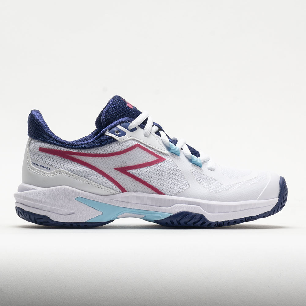 Diadora Trofeo 2 AG Pickleball Women's  White/Blueprint/Pink Yarrow