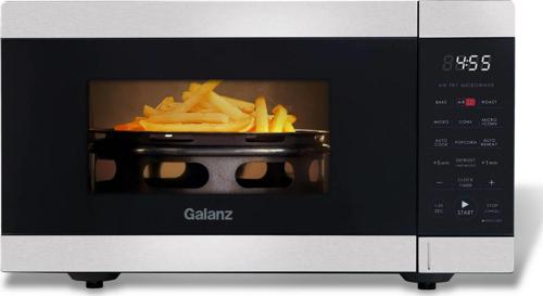 Galanz 0.9 Cu ft Air Fry Microwave, 900 Watts, Stainless Steel