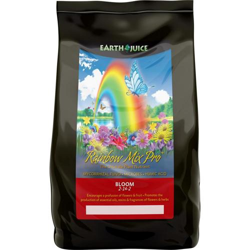 Earth Juice Rainbow Mix Pro Bloom Plant Food, 2-14-2 Fertilizer, 5 lb.