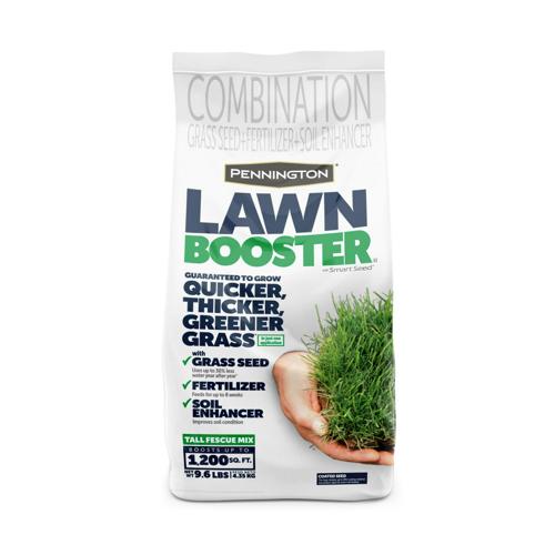Pennington Lawn Booster Tall Fescue Grass Seed and Fertilizer Mix, for Sun to Partial Shade, 9.6 lb.