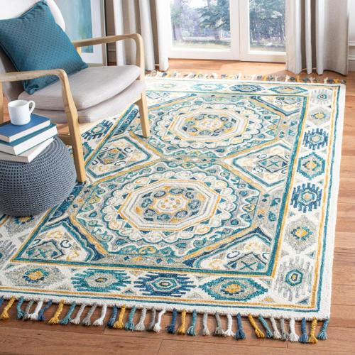 Safavieh Aspen Louis Border Fringe Area Rug or Runner