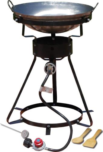 King Kooker #24WC 24 Portable Propane Outdoor Cooker with 18 Steel Wok