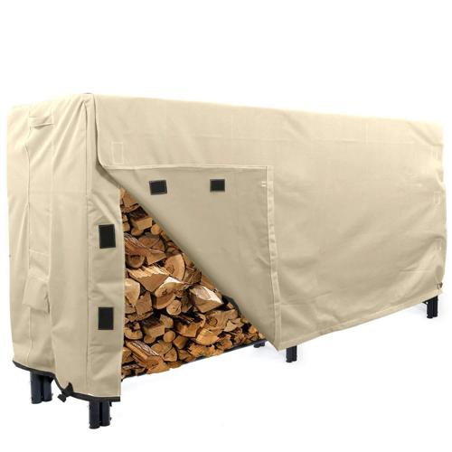 KHOMO GEAR - Heavy Duty Log Rack Cover - 8 Feet - Sahara Series - Beige