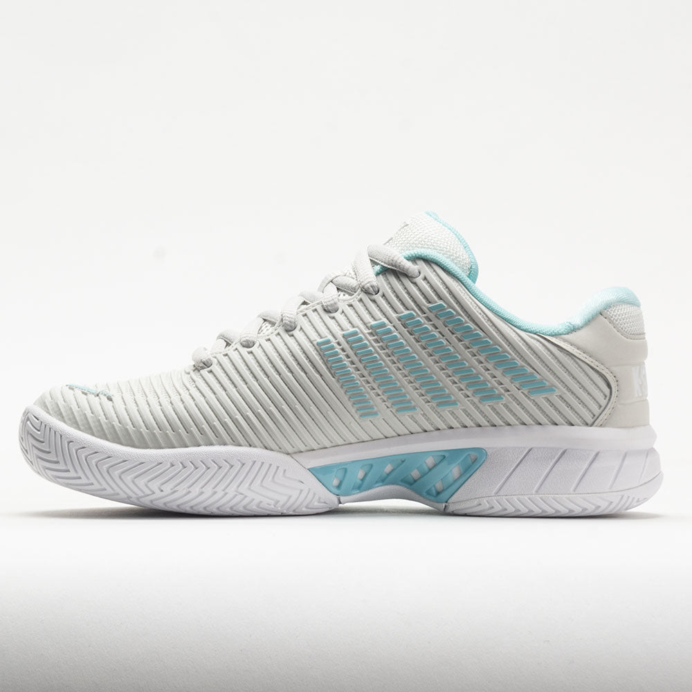 K-Swiss Hypercourt Express 2 Women's  Vaporous Gray/White/Blue Glow