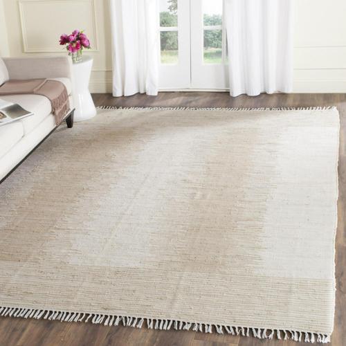 SAFAVIEH Montauk Rowina Abstract Cotton Area Rug, Beige, 5'*7'