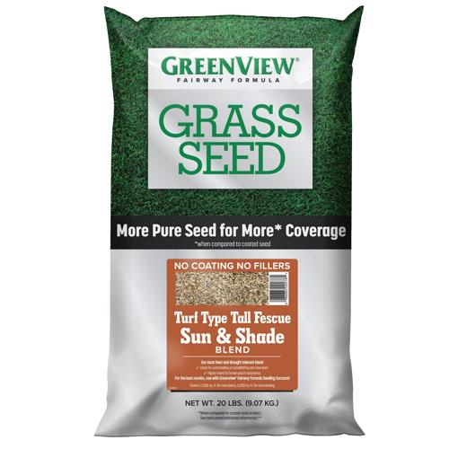 GreenView Fairway Formula Grass Seed Turf Type Tall Fescue Sun and Shade Blend - 20 lb.