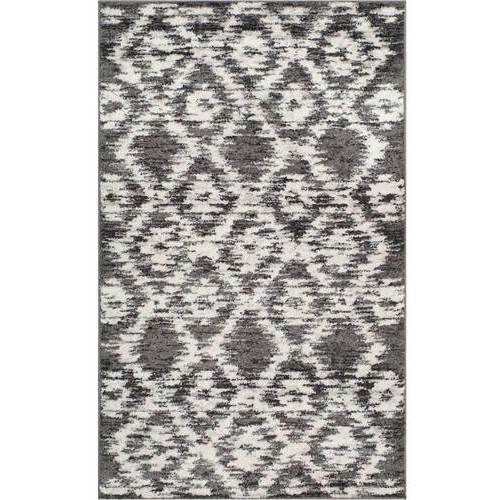 SAFAVIEH Adirondack Valentin Geometric Area Rug, Charcoal/Ivory, 3'*5'
