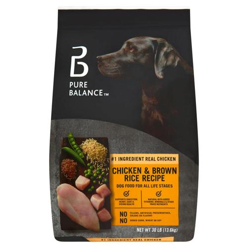 Pure Balance Chicken and Brown Rice Recipe Dry Dog Food, 30 lbs