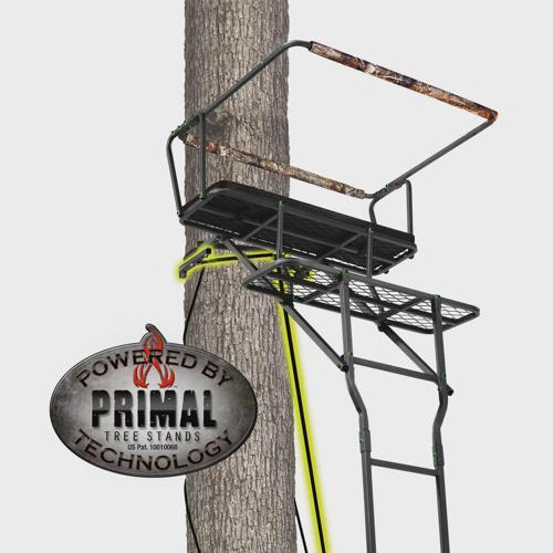 Realtree 15' Air Strike Two-Person Hunting Ladder Tree Stand W/Jaw