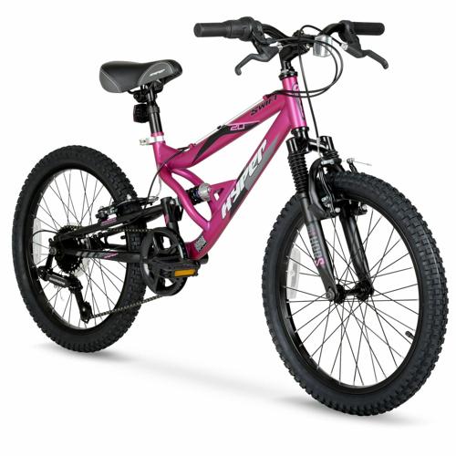 Hyper Bicycle 20 Girls Swift Mountain Bike, Kids, Magenta