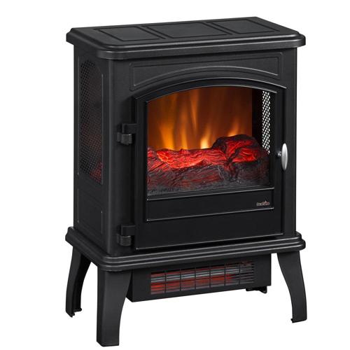 DuraflameA Infrared Quartz Electric Fireplace Stove Heater, Black