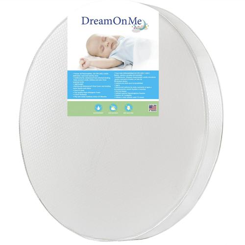 Dream On Me 4 Thick Round Crib Mattress