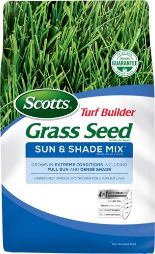 Scotts Turf Builder Grass Seed Sun and Shade Mix, 20 lbs.