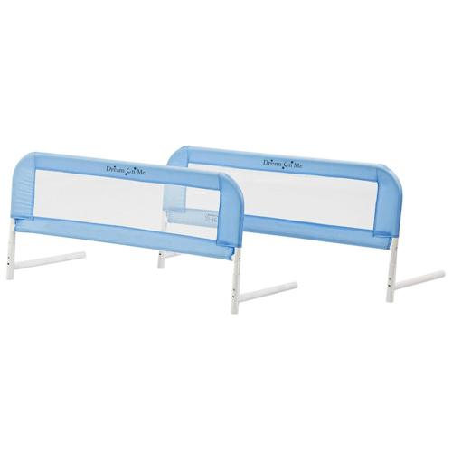 Dream On Me Mesh Bed Rails for Twin Size Bed, Double Pack (Recommended for use with 5 inches or less thick mattress)