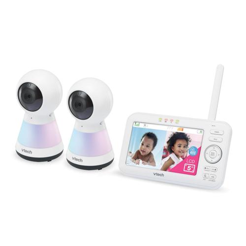 VTech VM5255-2 2 Camera 5 Digital Video Baby Monitor with Pan Scan and Night Light