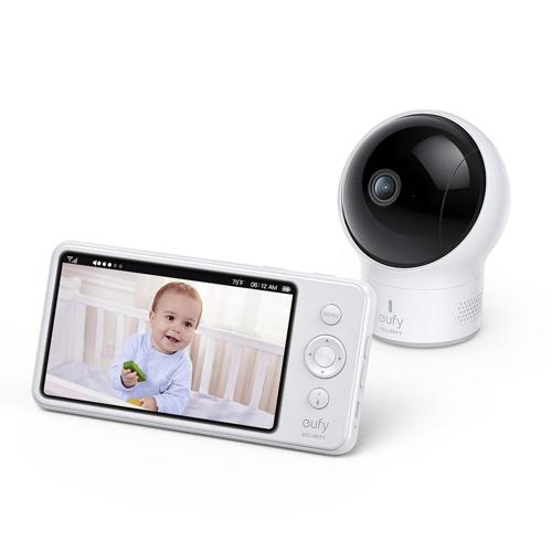 eufy Security by Anker- Spaceview Pro 720p Video Baby Monitor w/Camera, 5 Monitor-Night Vision | 330A /110A Pan, Tilt and Zoom