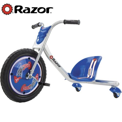 Razor RipRider 360 Drift Trike - Blue, 16 Front Wheel, 3-Wheeled Drifting Ride-On, Tricycle with Rear Casters for Kids Ages 5 and Up, Unisex