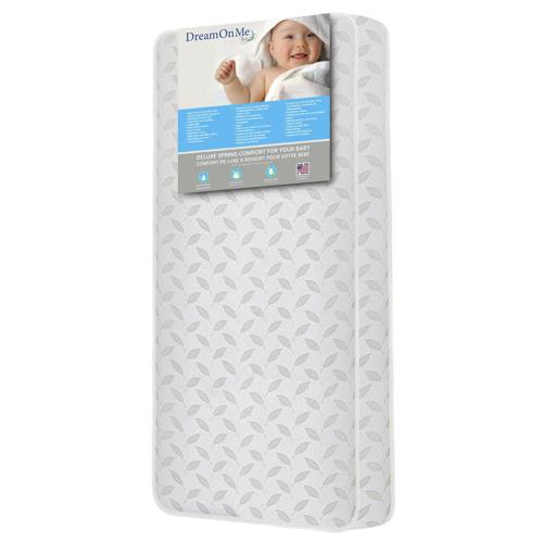 Dream On Me Flora 132 Premium Coil Standard Crib and Toddler Bed Mattress