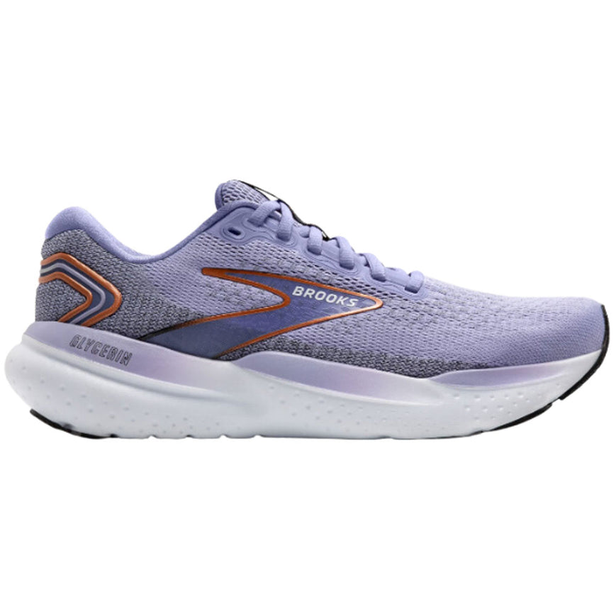 Women's Brooks Glycerin 21, Lavender/Black/Copper, 8 B Medium