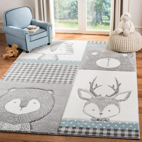 Safavieh Carousel Kids Alphonse Animal Portraits Area Rug