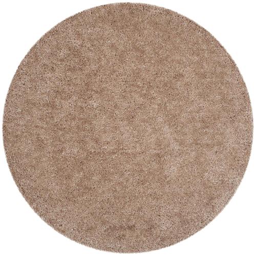 Safavieh Shag And Flokati Collection Rug-Color:Beige,Shape:Round,Size:6'*6'