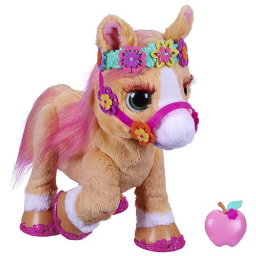 furReal Cinnamon, My Stylina Pony Toy, Interactive Pets Toys for 4 Years Old and Up
