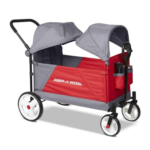 Radio Flyer, Discovery Stroll 'N Wagon with Canopies, Folding Wagon