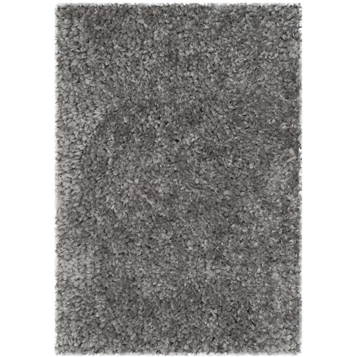 Shag Silver Large Rectangle Rug-Color:Silver,Shape:Accent,Size:2'*3'