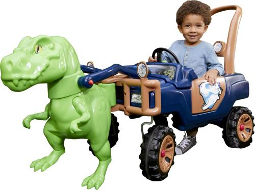 Little Tikes T-Rex Dinosaur Truck, Foot-to-Floor Toddler Ride-on Toy with Realistic Sounds - For Kids Boys Girls Ages 2 to 5 Years Old