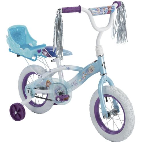 Disney Frozen 12 Girls Bike with Doll Carrier by Huffy