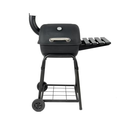 RevoAce 26 Mini Barrel Charcoal Grill with Side Shelf, Black, CBC1760W