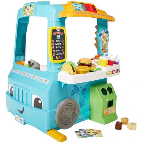 Fisher-Price Laugh and Learn Servina Up Fun Food Truck, Interactive Toddler Toy