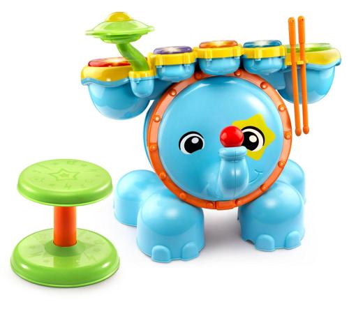 VTech Zoo Jamz Stompin' Fun Drums, Fun Musical Toy for Toddlers