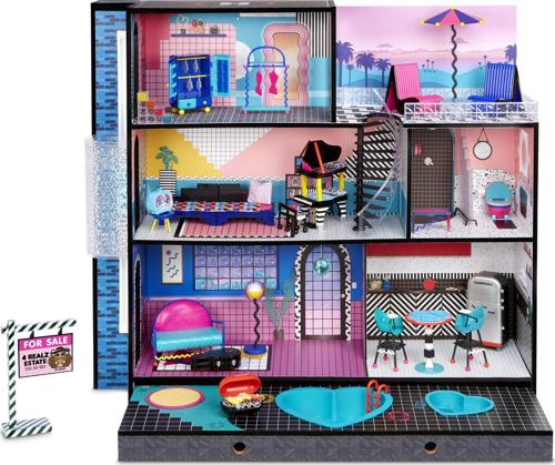 LOL Surprise OMG House Dollhouse With 85+ Surprises Made from Real Wood a Great for Kids Ages 4+