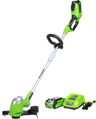 Greenworks 40V 13-inch Cordless String Trimmer/Edger with 20 Ah Battery and Charger, 21302