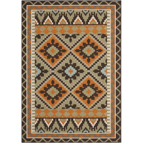 Safavieh Veranda Johann Southwestern 5'*7' Multicolor Geometric Outdoor Rug