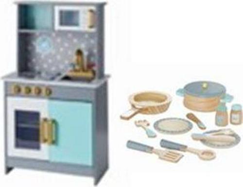 Spark. Create. Imagine. Wooden Play Kitchen with Accessory Play Set