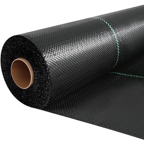 VEVORbrand Premium Weed Barrier Landscape Fabric 6.5ft*330ft, Geotextile Fabric Heavy Duty 3.2oz , Ground Cover Non Woven for Commercial Greenhouse, Yard, Garden Barrier Cloth Blocker Mat