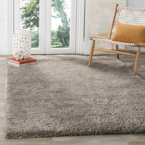 SAFAVIEH Sheep Shag SSG120A Handwoven Silver Rug