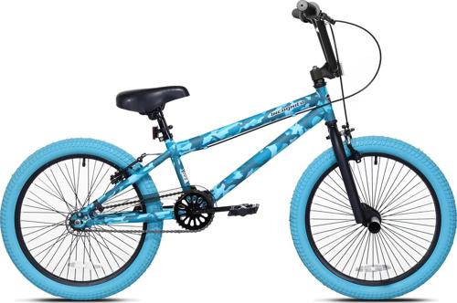 Kent 20 In. Incognito Girl's BMX Bike, Turquoise Blue Camouflage
