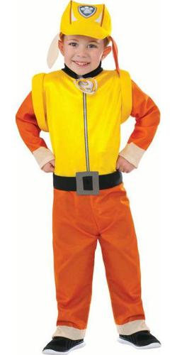 Rubie's PAW Patrol Rubble Boy's Halloween Fancy-Dress Costume for Child, S
