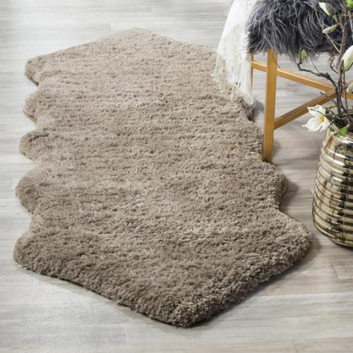 Safavieh Sheep Addie Solid Plush Shag Area Rug or Runner