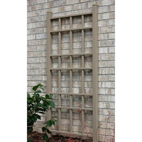 DuraTrel Cottage 30*66 Mocha Vinyl Wall Trellis