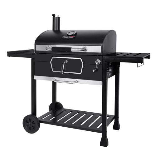 Royal Gourmet 30 CD2030AN Deluxe Charcoal Grill, BBQ Smoker Picnic Camping Patio Backyard Cooking, Black
