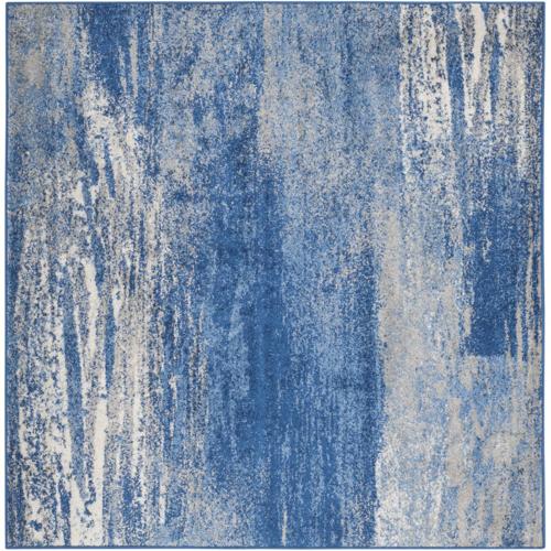 SAFAVIEH Adirondack Collection ADR112F Silver / Blue Rug